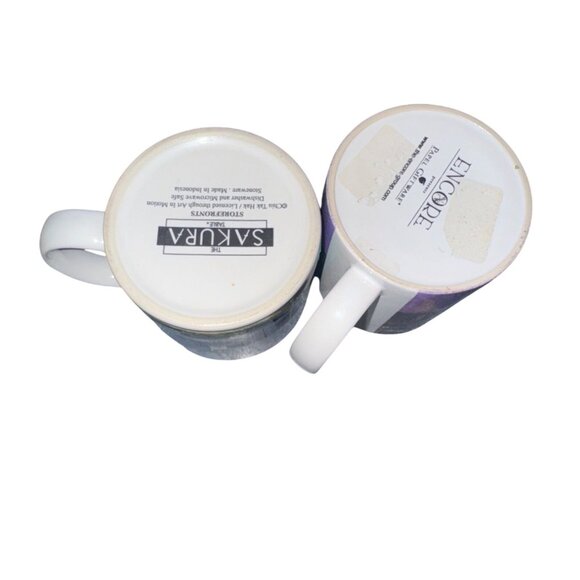 Set Of 2 Ceramic Coffee Mugs With Novelty & Vintage Designs - Picture 6 of 12